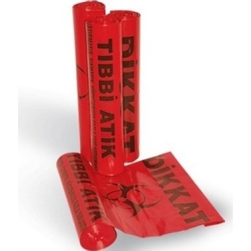 TIBBİ ATIK POŞETİ KIRMIZI 80X110 CM TIBBİ ATIK POŞETİ KIRMIZI 80X110 CM