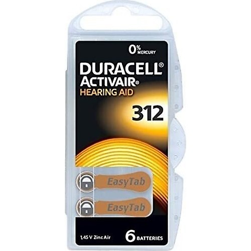 DURACELL KULAK İŞİTME PİLİ NO:312 DURACELL KULAK İŞİTME PİLİ NO:312
