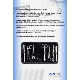 VZN CERRAHİ DİKİŞ SETİ 7 PARÇA