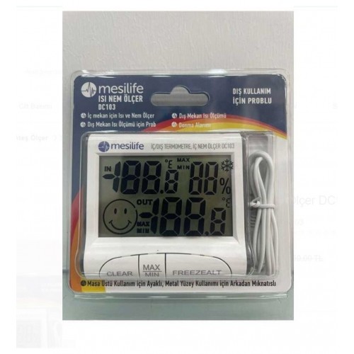 MESİLİFE İÇ VE DIŞ ISI NEM ÖLÇER MESİLİFE İÇ VE DIŞ ISI NEM ÖLÇER