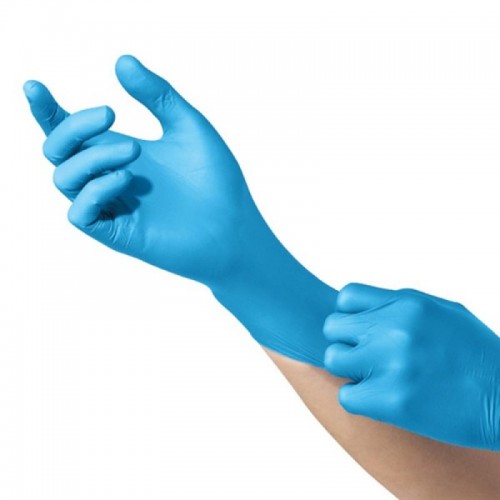 MUAYENE ELDİVENİ PUDRASIZ NİTRİL MAVİ 100'LÜ (MEDİUM) MUAYENE ELDİVENİ PUDRASIZ NİTRİL MAVİ 100'LÜ (MEDİUM)