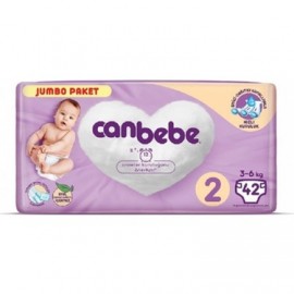 CANBEBE  ÇOCUK BEZİ NO:2 (3-6 KG) 42'LI 