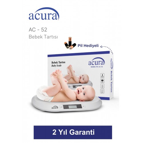 ACURA DİJİTAL BEBEK TARTISI 20 KG KAPASİTELİ ACURA DİJİTAL BEBEK TARTISI 20 KG KAPASİTELİ