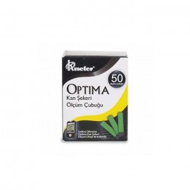 OPTİMA ŞEKER ÖLÇÜM STRİBİ 50'Lİ