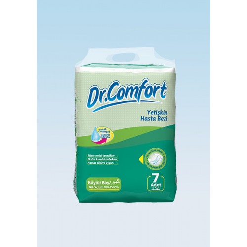 GİGGLES DR. COMFORT YETİŞKİN  HASTA BEZİ BAĞLAMA 7'Lİ LARGE KOLİ İÇERİĞİ 12'Lİ PAKET GİGGLES DR. COMFORT YETİŞKİN  HASTA BEZİ BAĞLAMA 7'Lİ LARGE KOLİ İÇERİĞİ 12'Lİ PAKET
