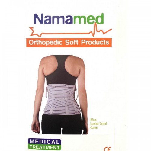 LUMBO SAKRAL ÇELİK BALENLİ KORSE 26 CM SMALL