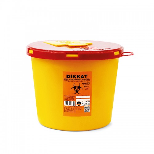 TIBBİ ATIK KOVASI 5 LT TIBBİ ATIK KOVASI 5 LT