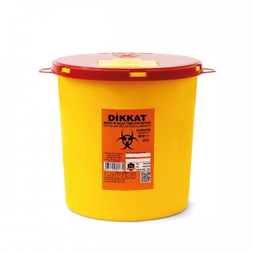 TIBBİ ATIK KOVASI 10 LT TIBBİ ATIK KOVASI 10 LT