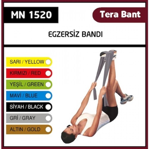 EGZERSİZ TERA BANDI KIRMIZI RENK